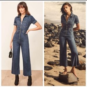 Reformation Georgia jumpsuit sz 4